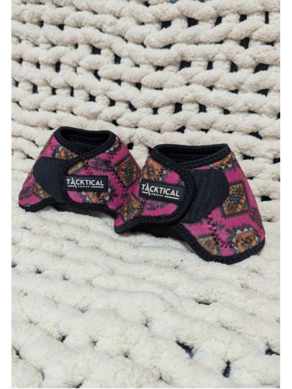 Horse Bell Boots - Pink Sedona - Tacktical Equine Brand